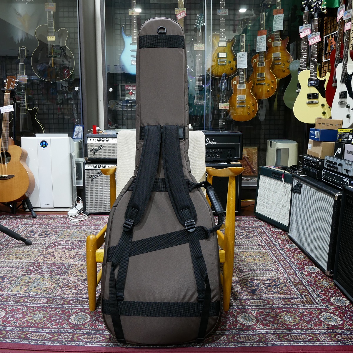 NAZCA JB/PB用 ギグバッグ ダークブラウン Crews ロゴ入り NAZCA JB/PB用 / ダークブラウン / エレキベース用 / クルーズロゴ入り