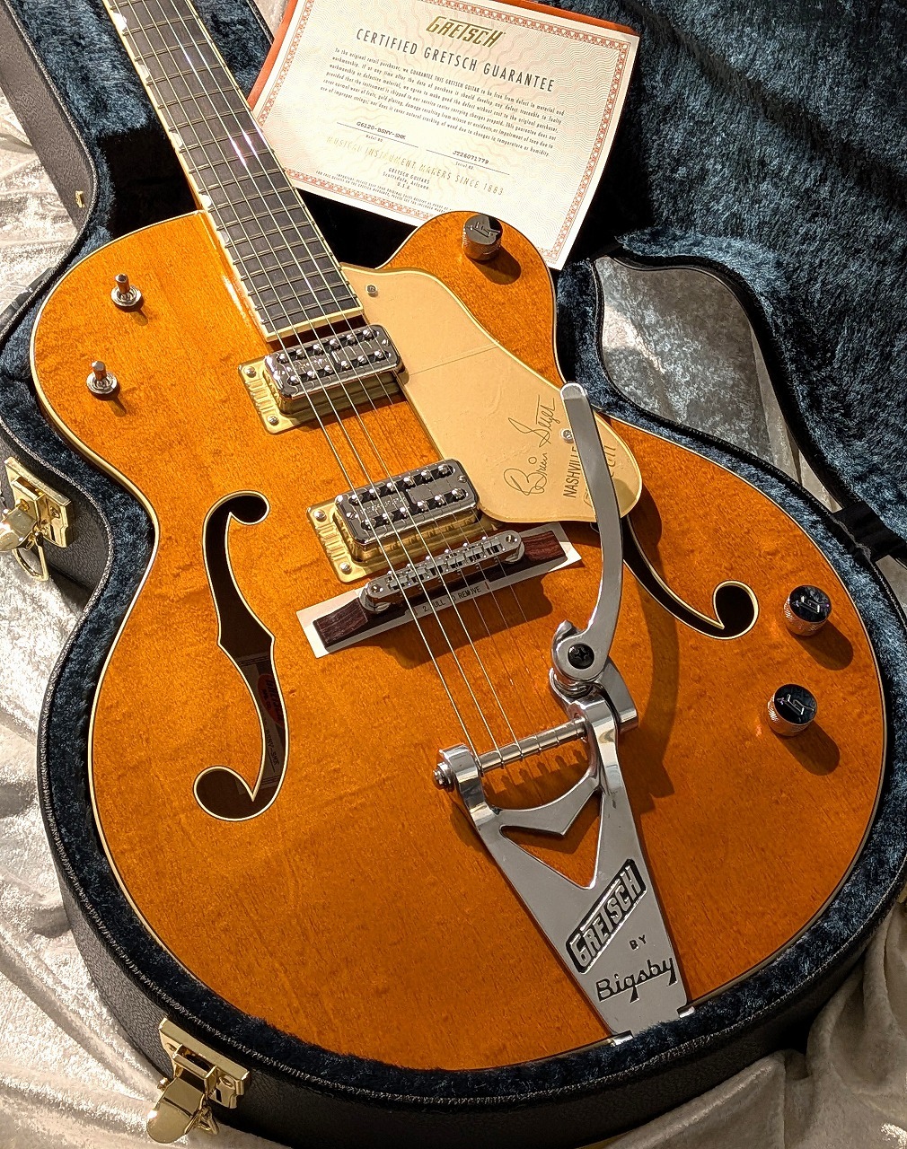 Gretsch 【良杢】G6120T-BSNV-SMK Brian Setzer Signature Nashville