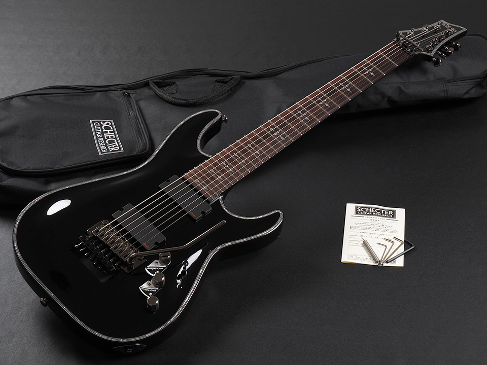 SCHECTER Diamond Series AD-C-7-FR-HR Hellraiser ~Gross Black