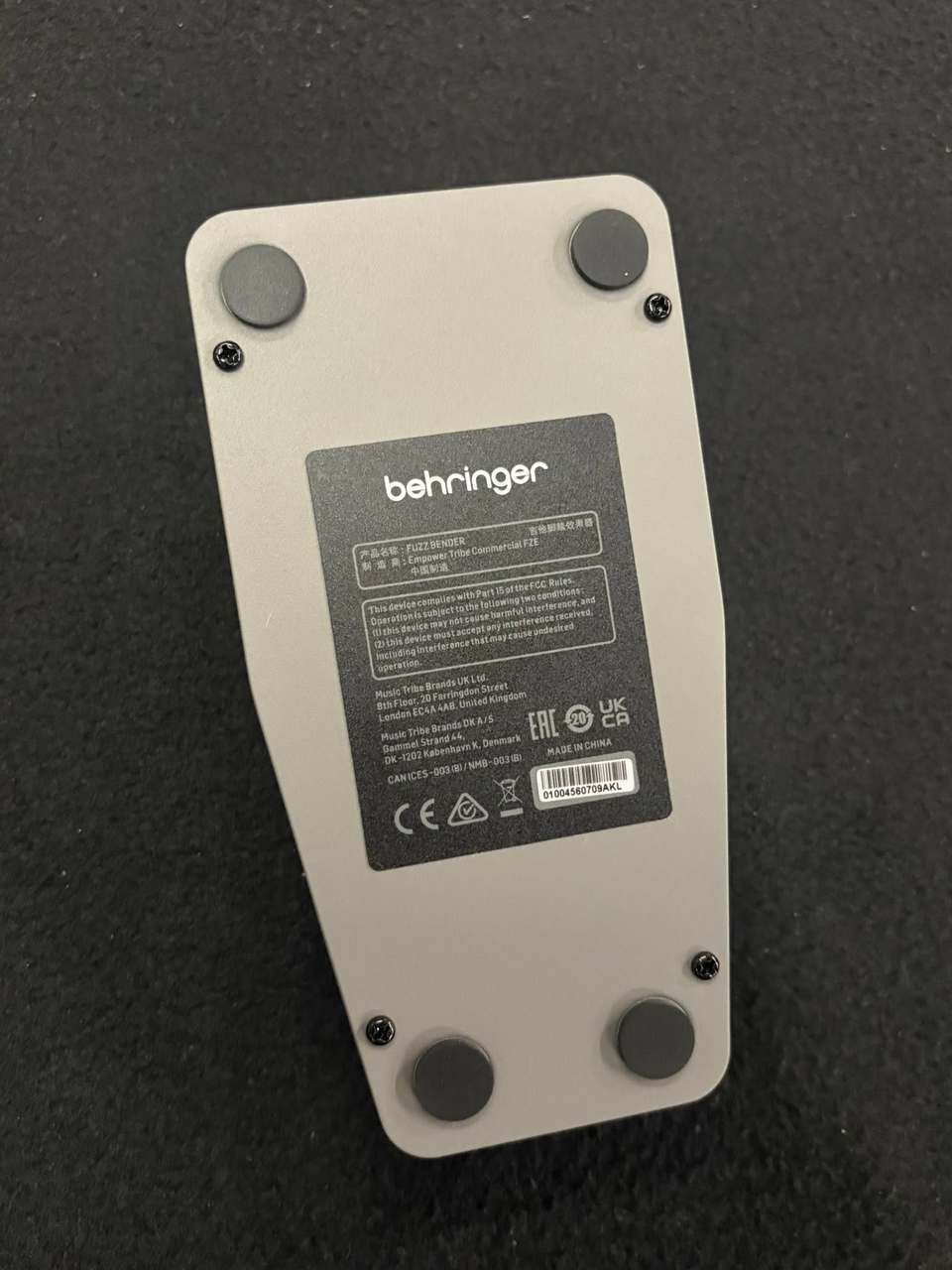 BEHRINGER FUZZ BENDER（新品）【楽器検索デジマート】