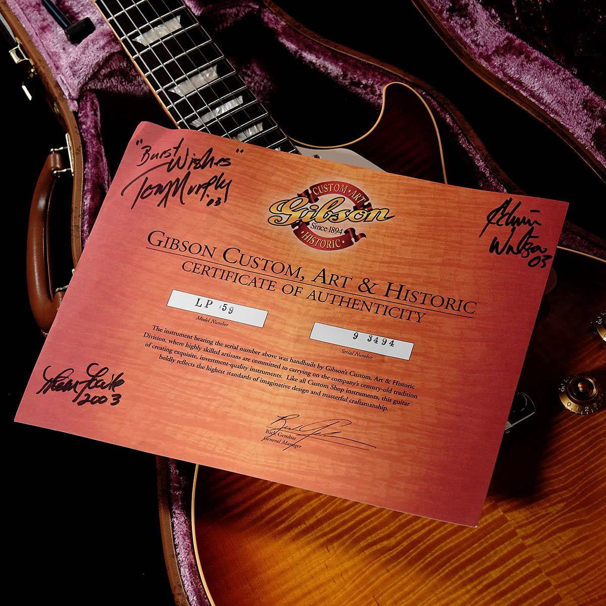 Gibson Custom Shop Historic Collection 1959 Les Paul Standard BZF