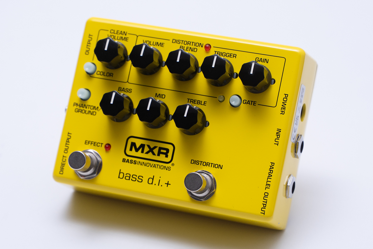 限定色MXR M80 Bass D.I. + 定番ベースプリアンプ中古品 MXR IKEBE ORIGINAL M80 Bass D.I. + Yellow【GIB横浜】（中古