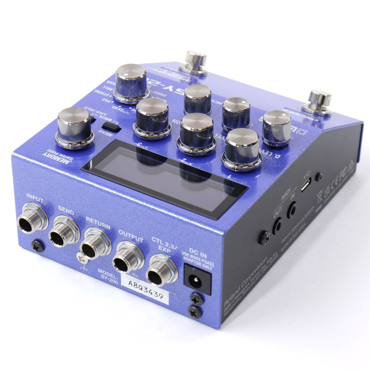 中古 BOSS SY-200 シンセサイザーエフェクター 実験！BOSS の新