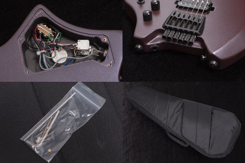 HEX Guitars N400L Metallic Deep Purple LH（新品/送料無料）【楽器