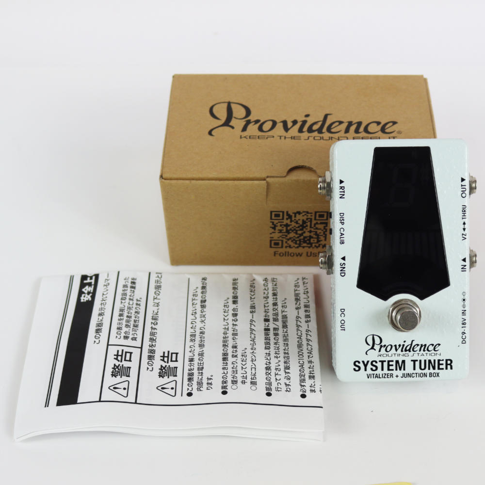 Providence 【中古】 チューナー プロビデンス STV-1JB WH System Tuner ペダルチューナー （中古/送料無料）【楽器検索デジマート】