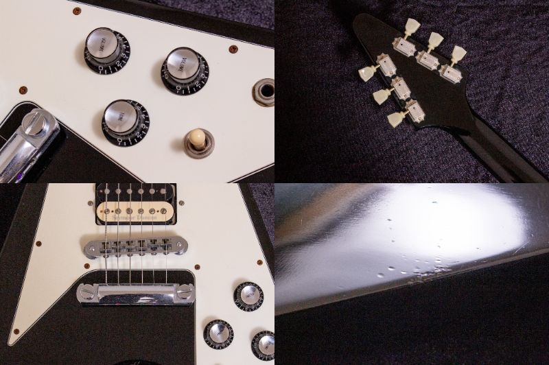 Gibson Flying V '67 Mod Ebony #01151472 3.2kg【委託品】【TONIQ横浜