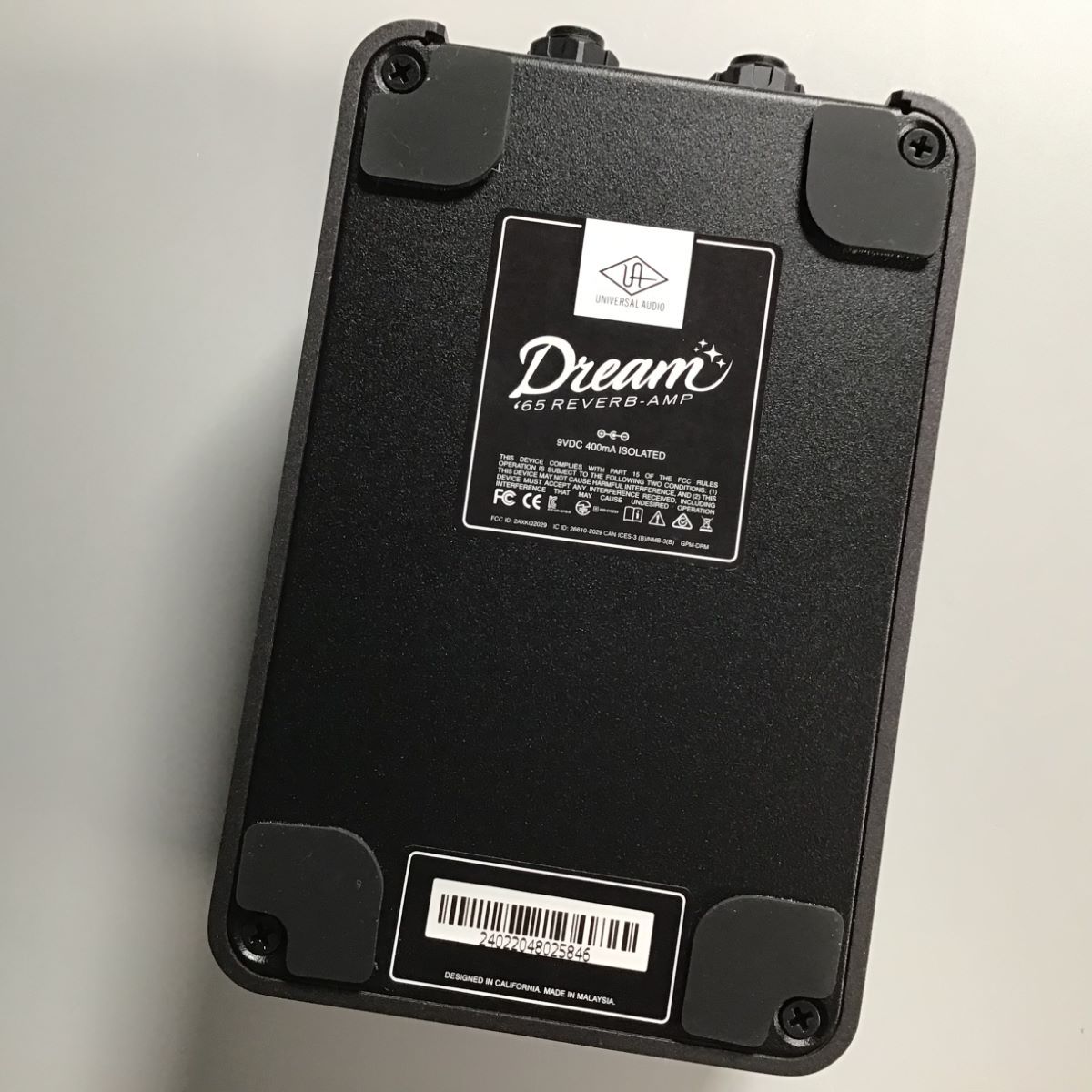 Universal Audio UAFX Dream '65 Reverb Amplifier コンパクト ...