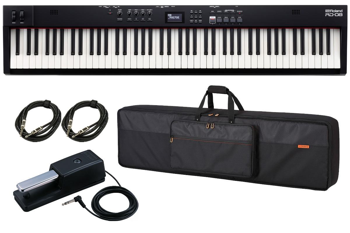 新到着 Roland RD-08 [純正ケース CB-B88V2 セット！] ステージピアノ 鍵盤楽器