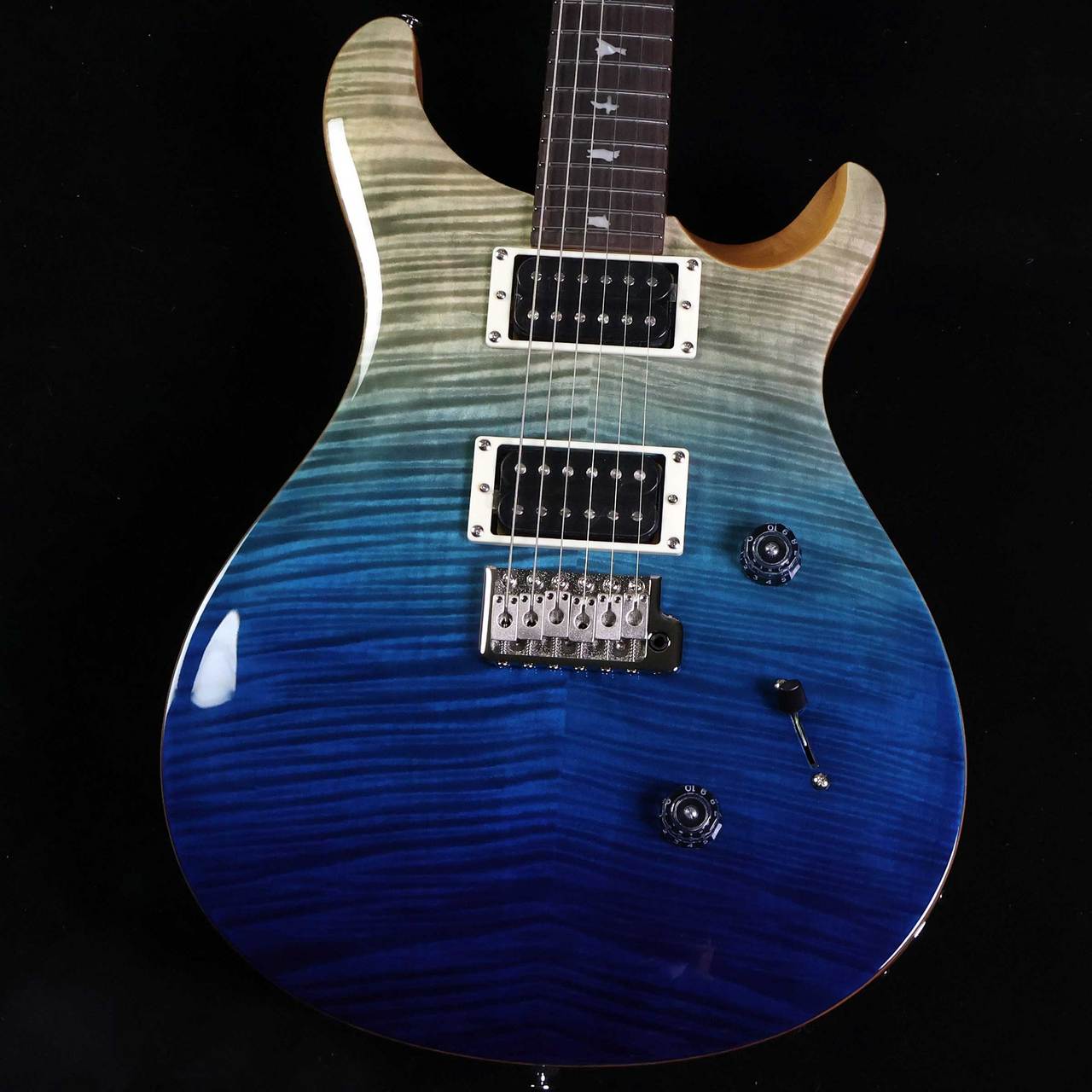 PRS Custom SE ブルー PRS SE Custom 24-08 Electric Guitar - Faded Blue | Sweetwater