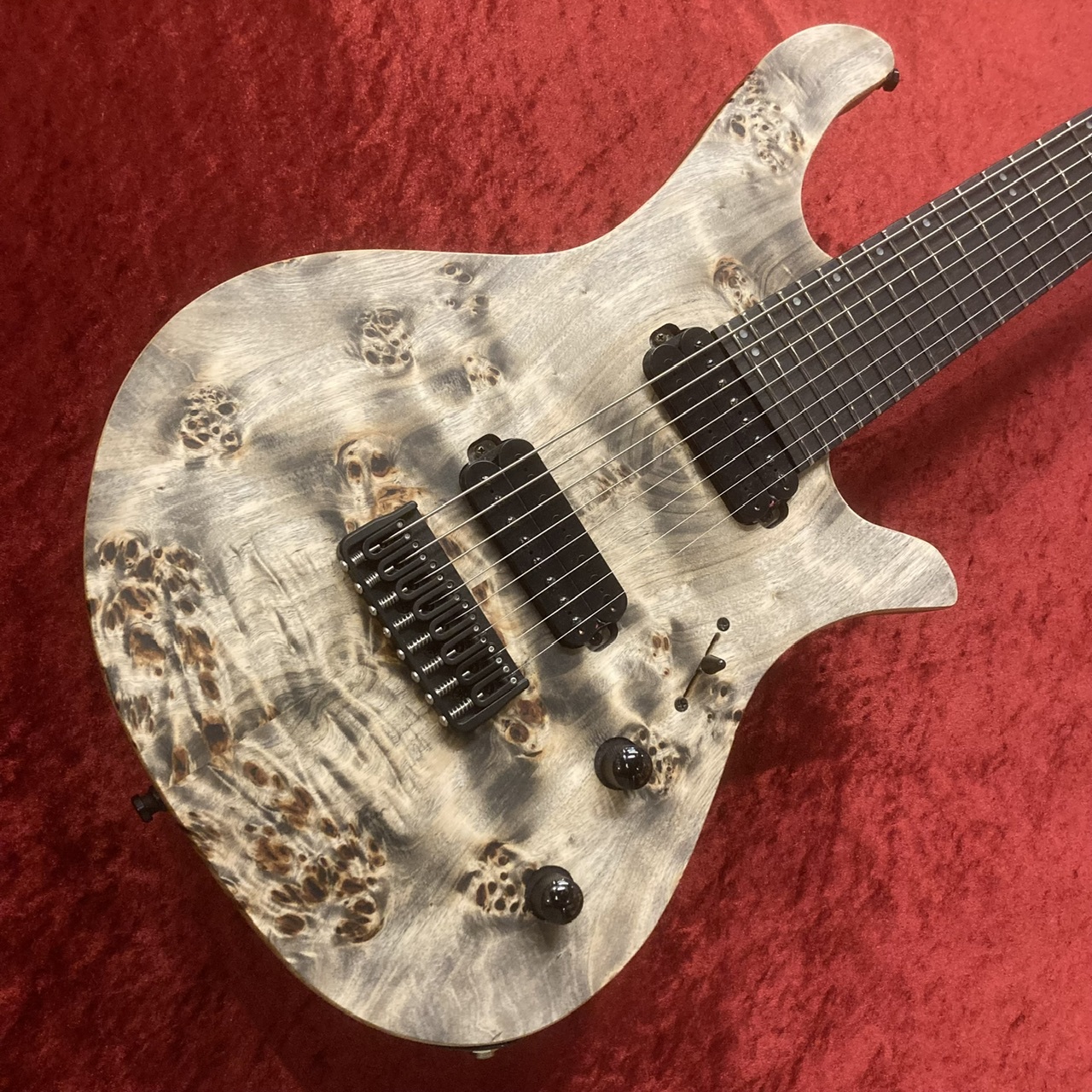 Overload Custom Guitars Rea 8 Poplar Burl Satin【8弦】【美品