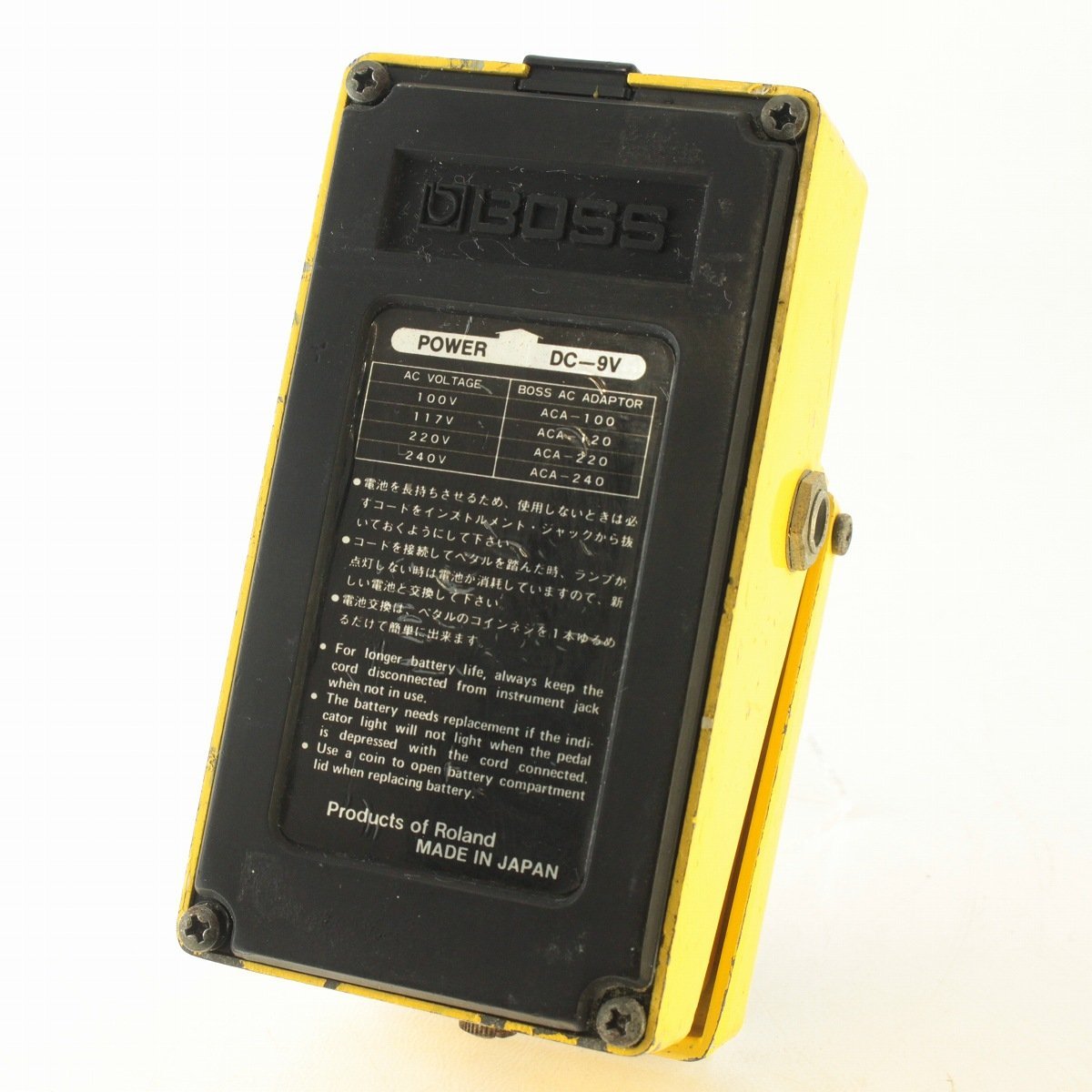 BOSS OD-1 Over Drive RC3403ADB (銀ネジ/スケルトンSW