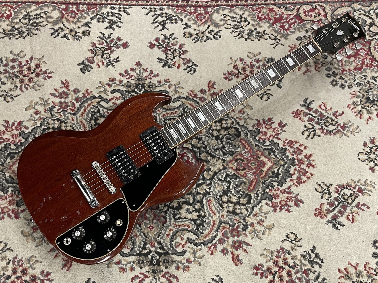 greco70'sダークチェリー色SG ジャパンヴィンテージ 器用