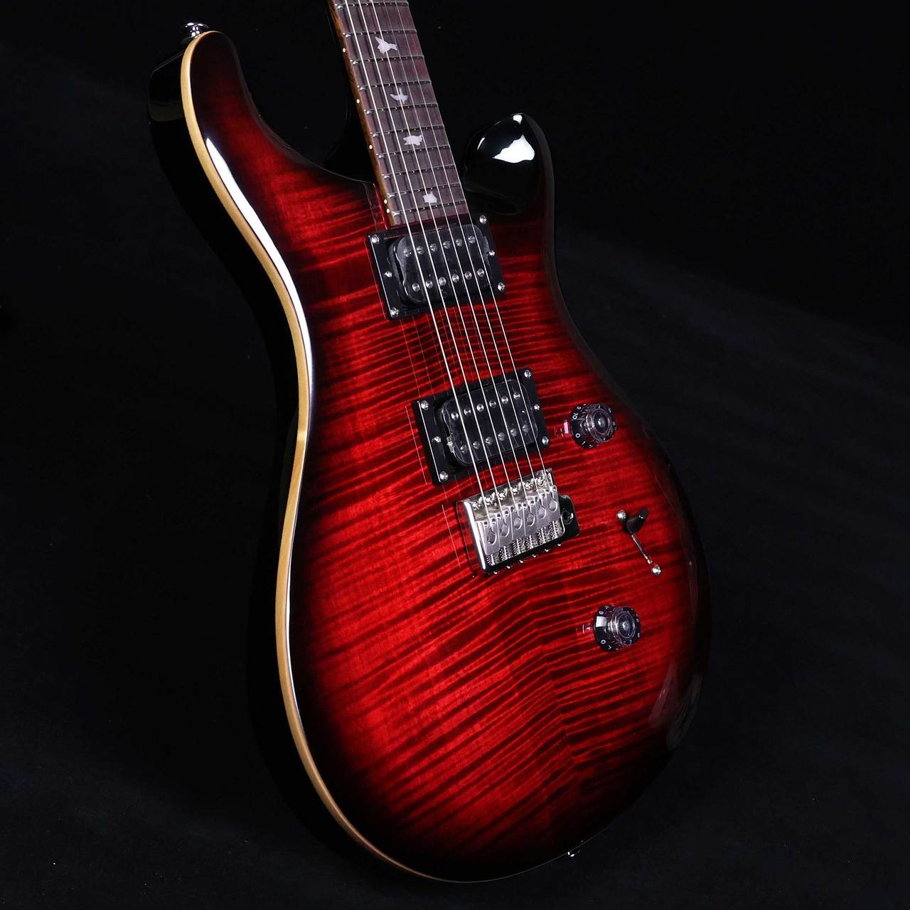 PRS SE Custom24 レッド PRS SE Custom24 Fire Red Burst エレキギター ポールリード