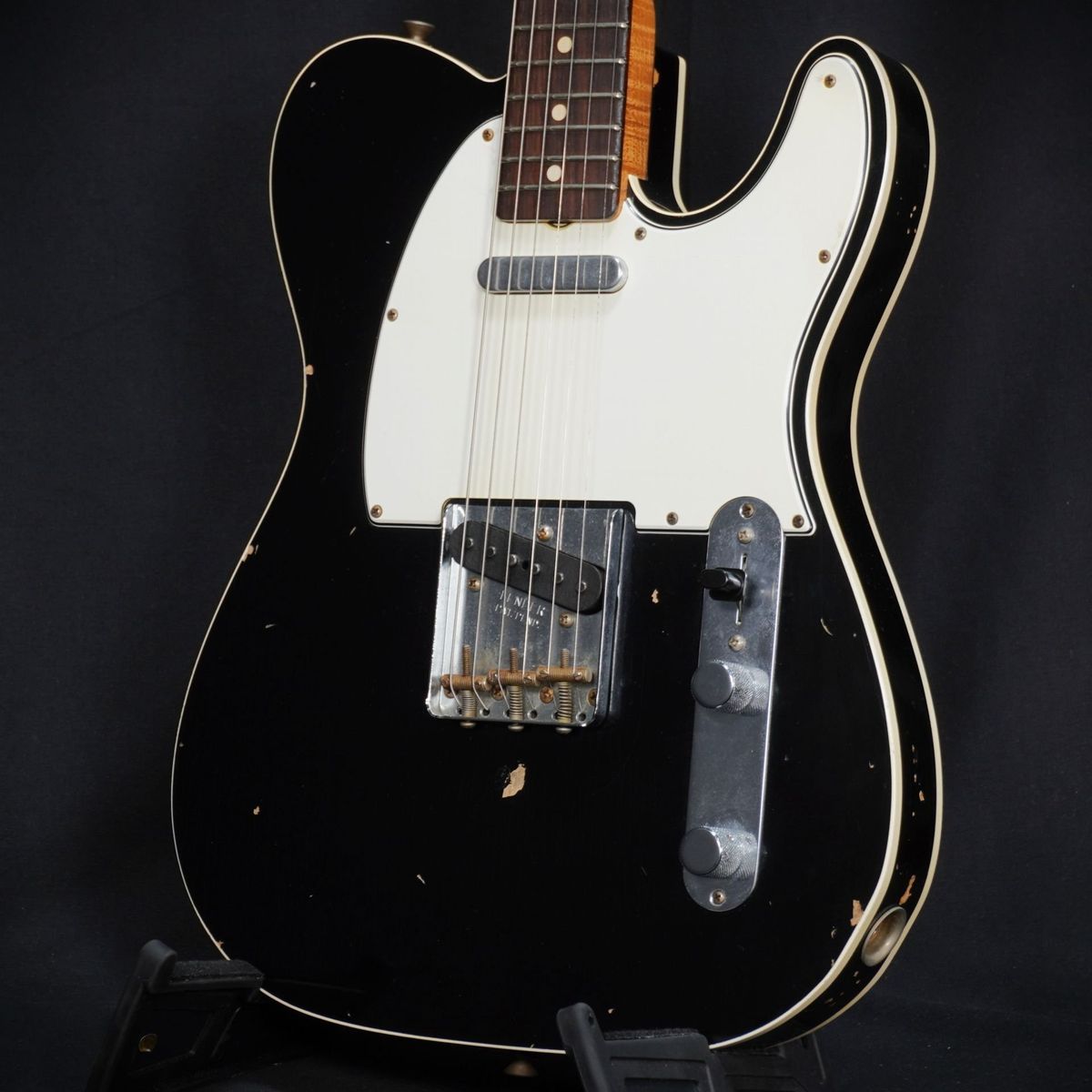 Fender Custom Shop MBS 1963 Custom Telecaster JRN Relic Aged Black