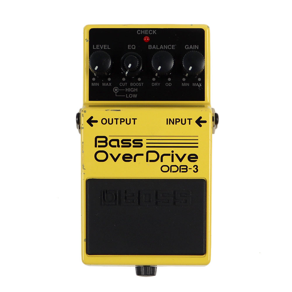 動作確認済電池電源ともに確認済レア！１台限り！ Bass OverDrive ODB-3 スペシャルMOD！