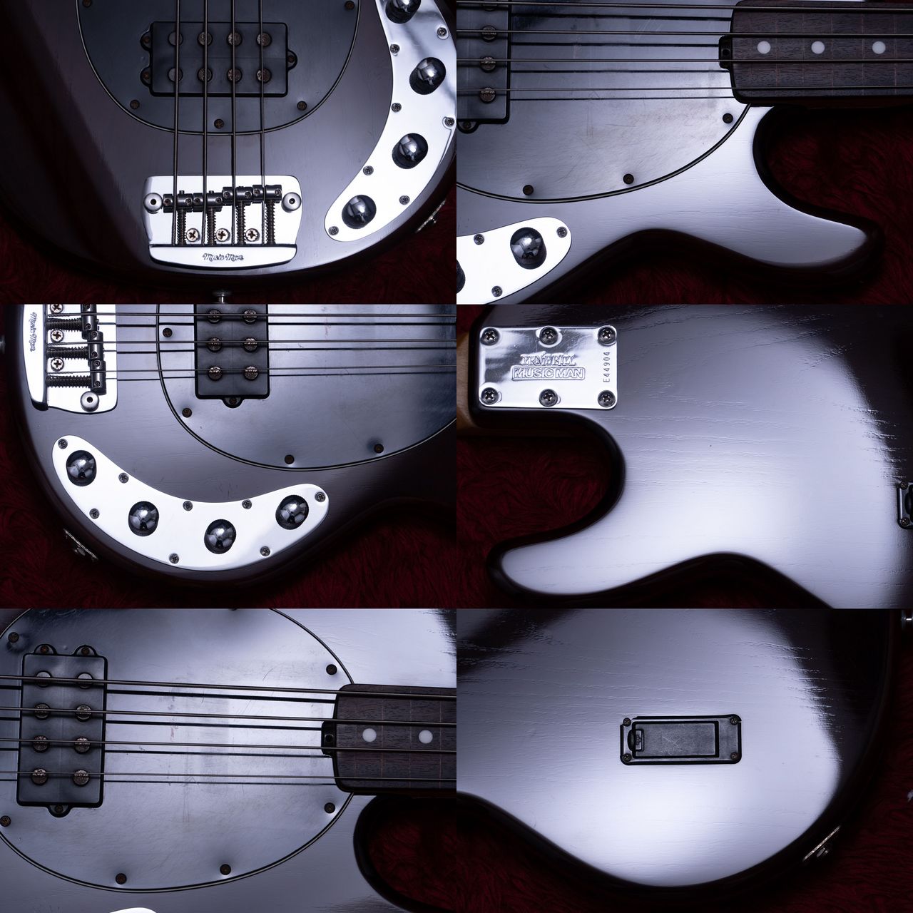 Music man Stingray 94年製　パッシブ仕様改造(詳細は追って) Musicman StingRay 電気系パーツオール交換 | ギターリペア工房