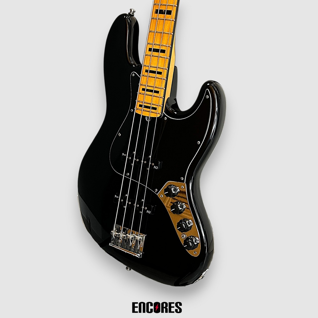 Fender American Deluxe Jazz Bass N3 Black（中古）【楽器検索