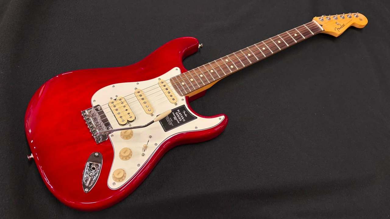 Fender Player II Stratocaster HSS Transparent Cherry Burst（新品