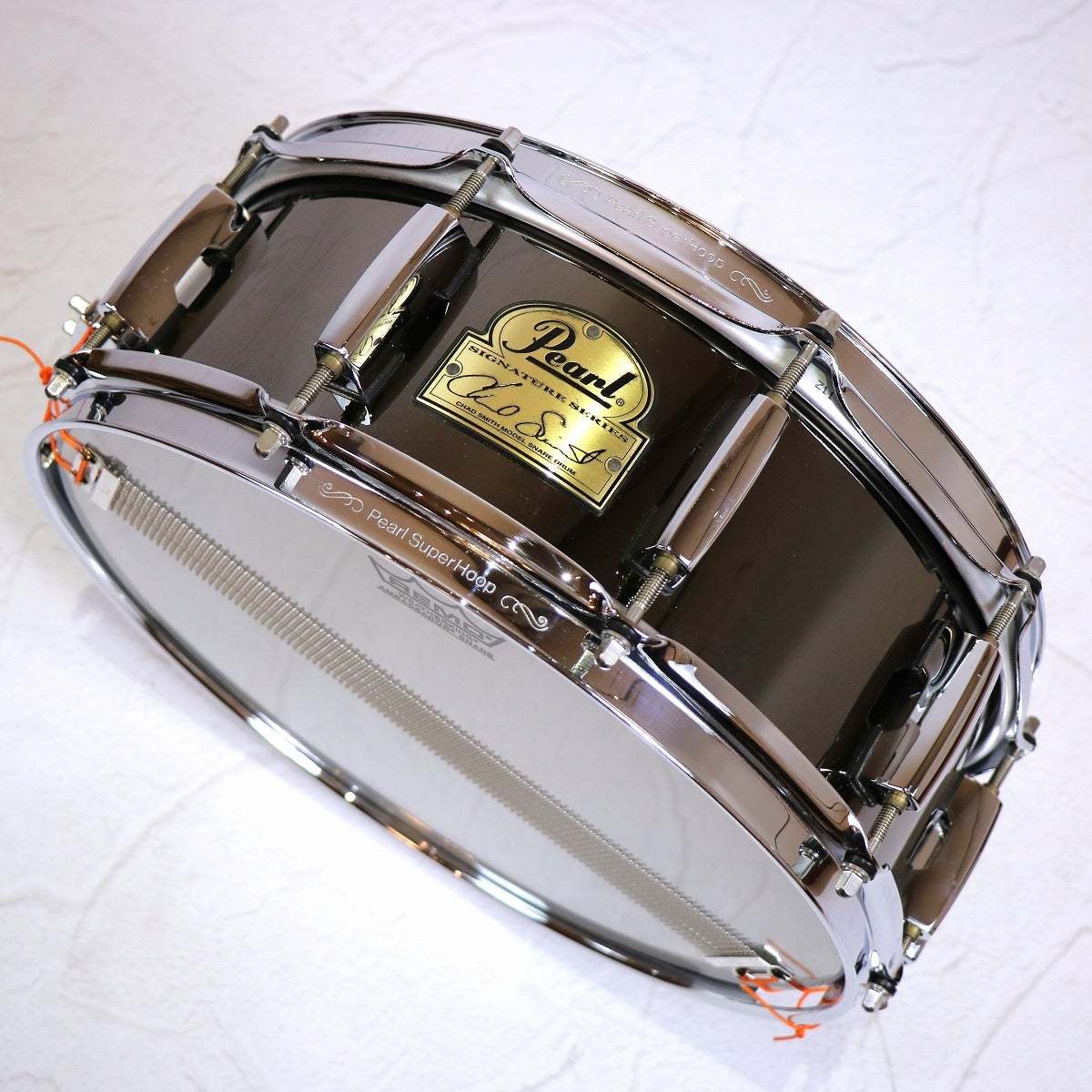 Pearl チャドスミス　スネア　CS1450 Pearl CS1450 チャドスミス シグネイチャー 14”×5” スティールスネア