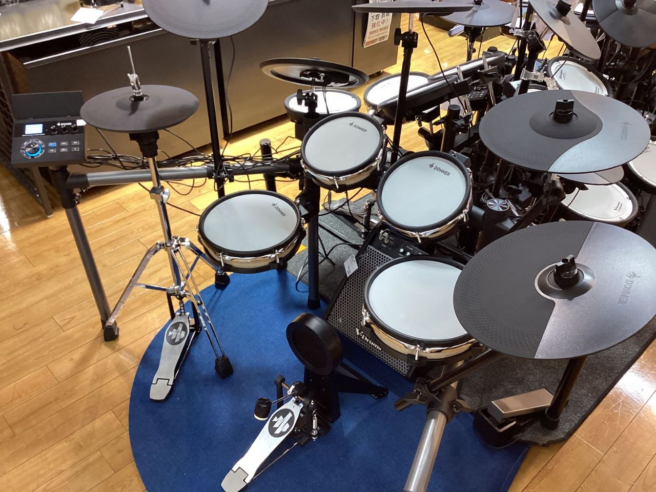 電子drumパット 電子ドラム ドラムパッド ドラムセット 電子楽器 練習用 大人