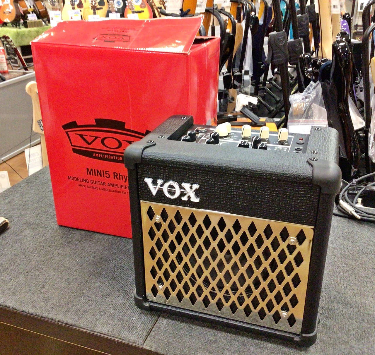 VOX Mini 5 Rhythm Black 【美品中古】【5Wモデリングアンプ】【送料