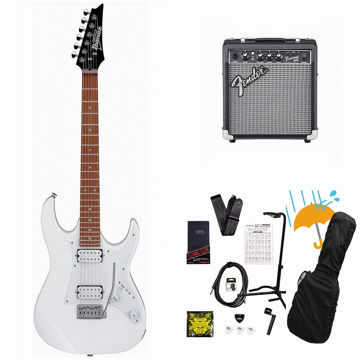 Ibanez エレキギター GRX20W WH 限定モデル ホワイト Ibanez / GRX20-WH White GIO Series アイバニーズ 入門用 海外限定