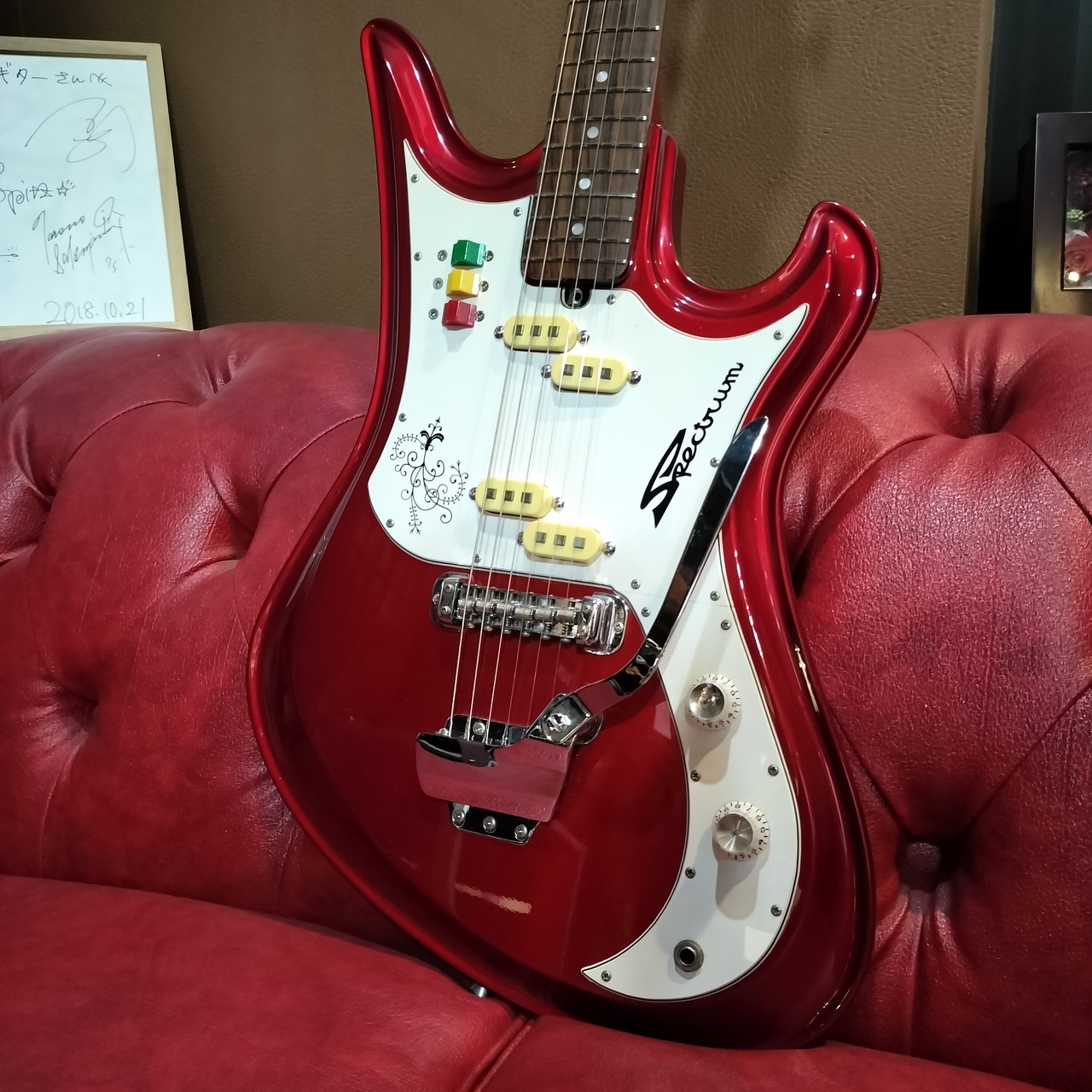 teisco sp-62 テスコ　スペクトラム　ビザールギター Teisco(テスコ) / SP-62 Spectrum Metallic Orange SP-62 Spectrum