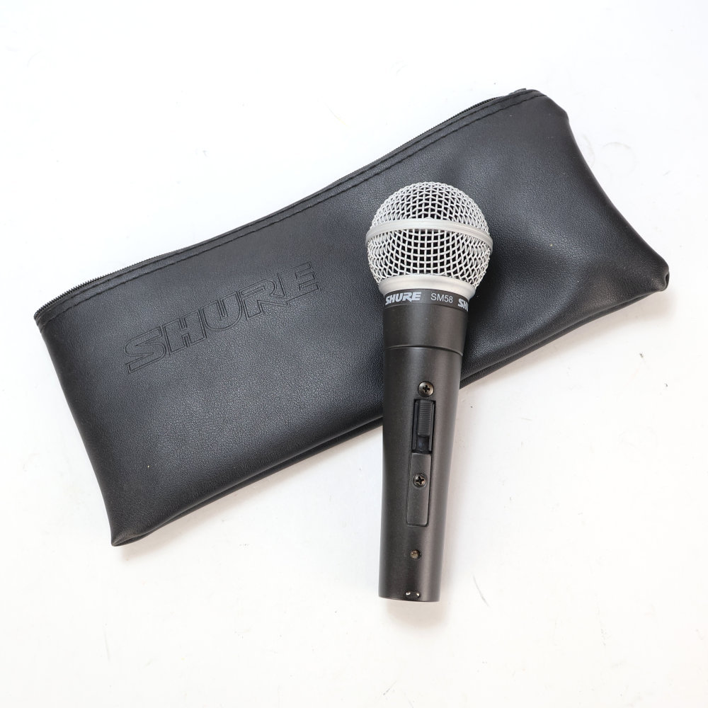 Shure 【中古】 マイク ダイナミックマイク SHURE SM58SE スイッチ付き