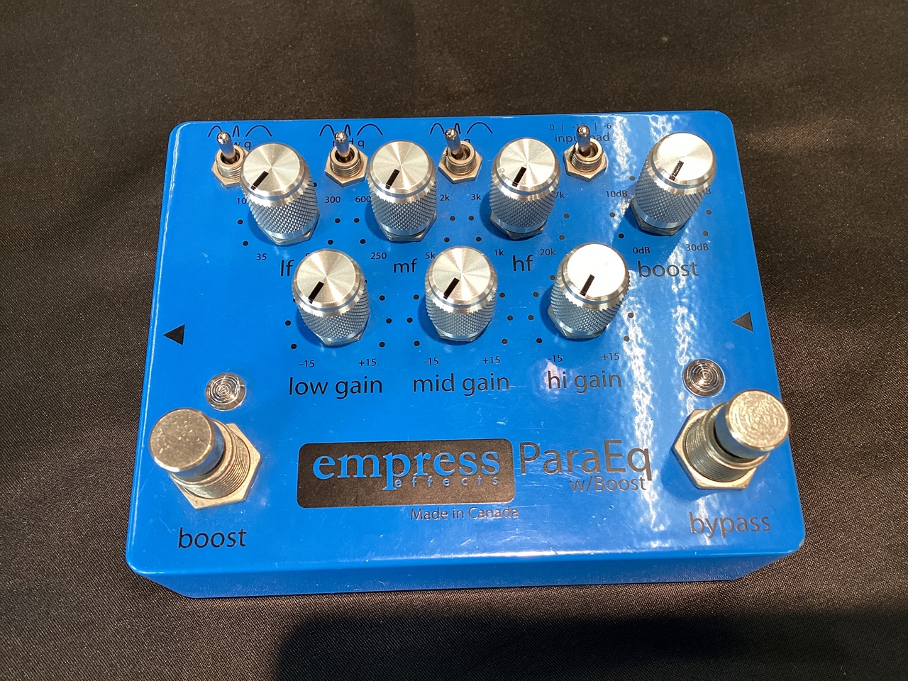empress ParaEq with boost電源DC9V-アダプター駆動
