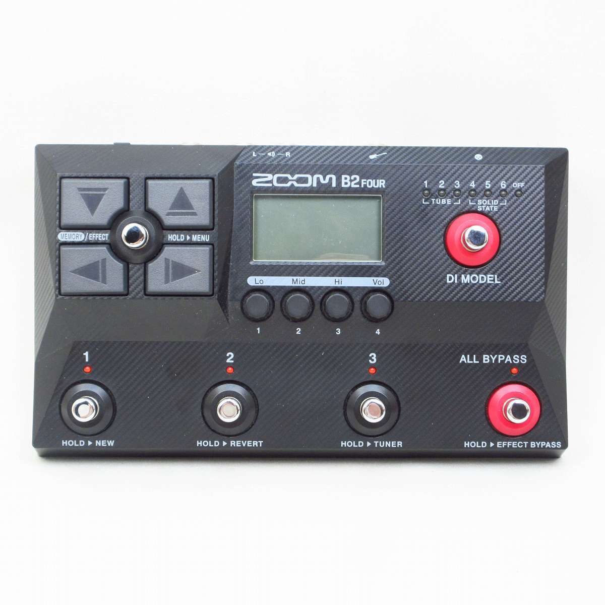 【中古】ZOOM B2 FOUR ベースエフェクター ZOOM B2 FOUR Effects & Amp Emulator ベース用 マルチエフェクター