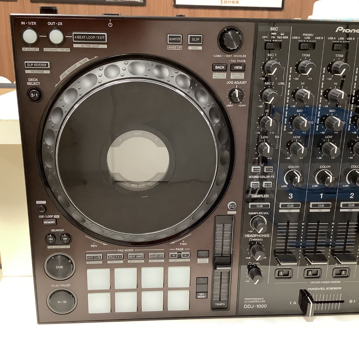 Pioneer 店頭展示品 DDJ-1000 rekordbox専用 4chパフォーマンス DJ