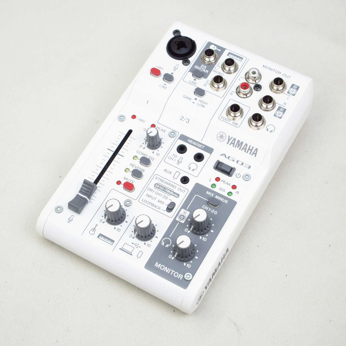 YAMAHA AG03 MK2 WH ライブストリーミングミキサー 【横浜店】（中古