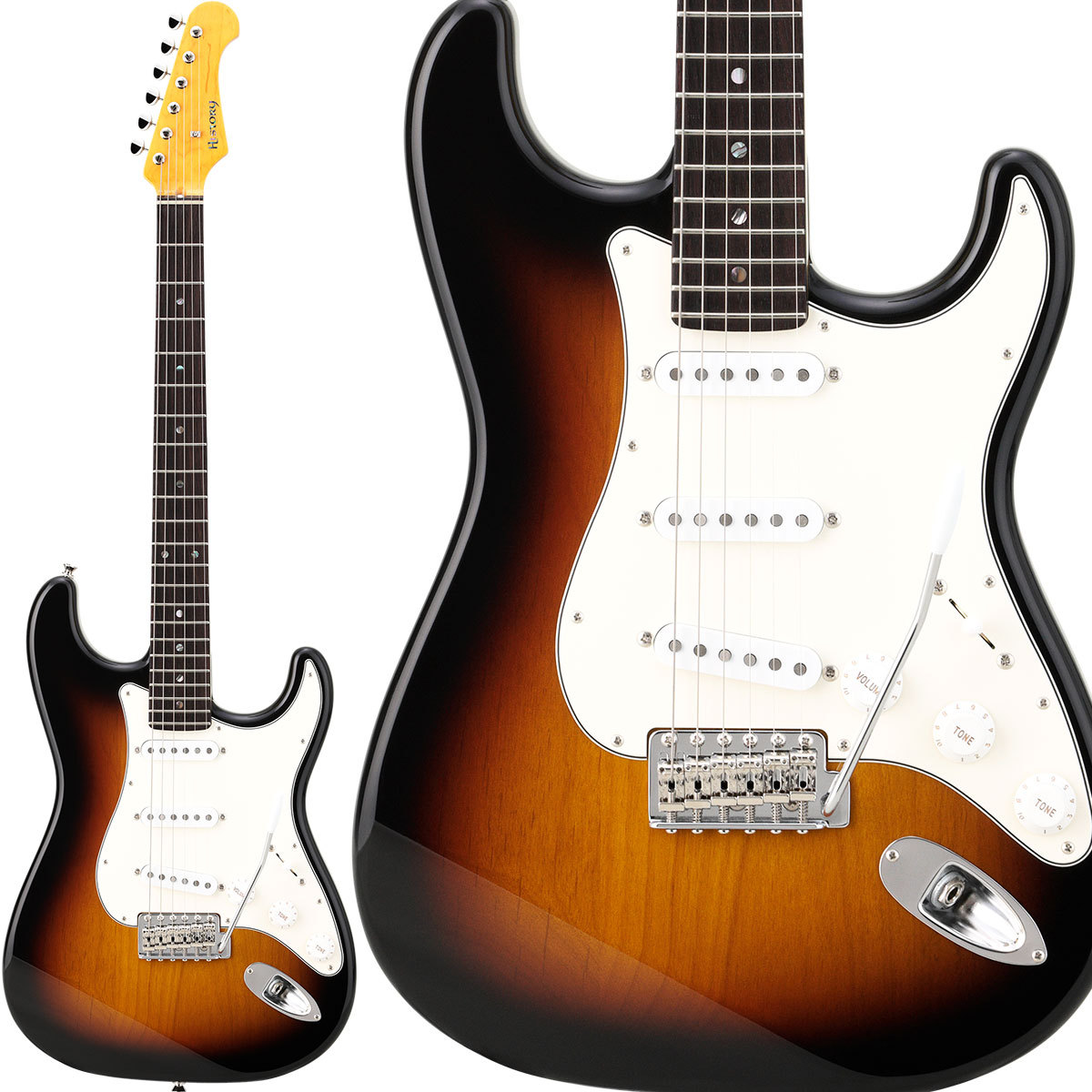 HISTORY HST-Advanced 3 Tone Sunburst エレキギター ストラトタイプ3年保証  日本製（新品/送料無料）【楽器検索デジマート】