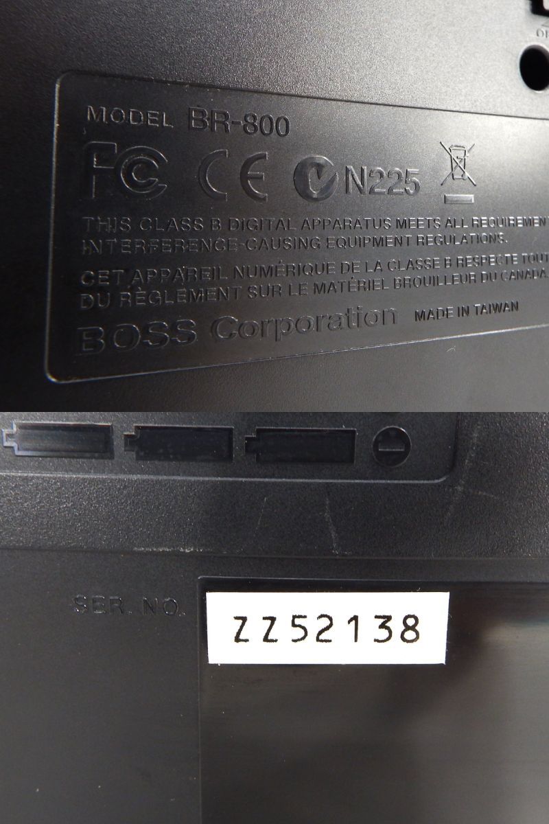 BOSS BOSS ボス BR-800 DIGITAL RECORDER デジタルレコーダー AC