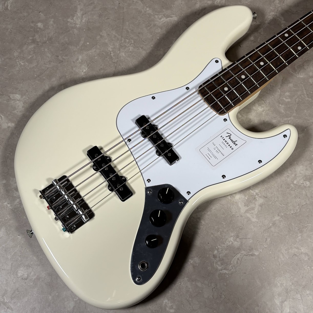 Fender Standard Jazz Bass Olympic White エレキベース ジャズベース