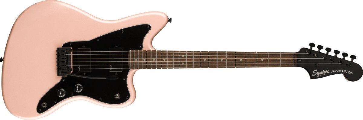 Squier by Fender Contemporary Active Jazzmaster HH Laurel Fingerboard Black  Pickguard Shell Pink Pearl スクワイヤー【（新品/送料無料）【楽器検索デジマート】