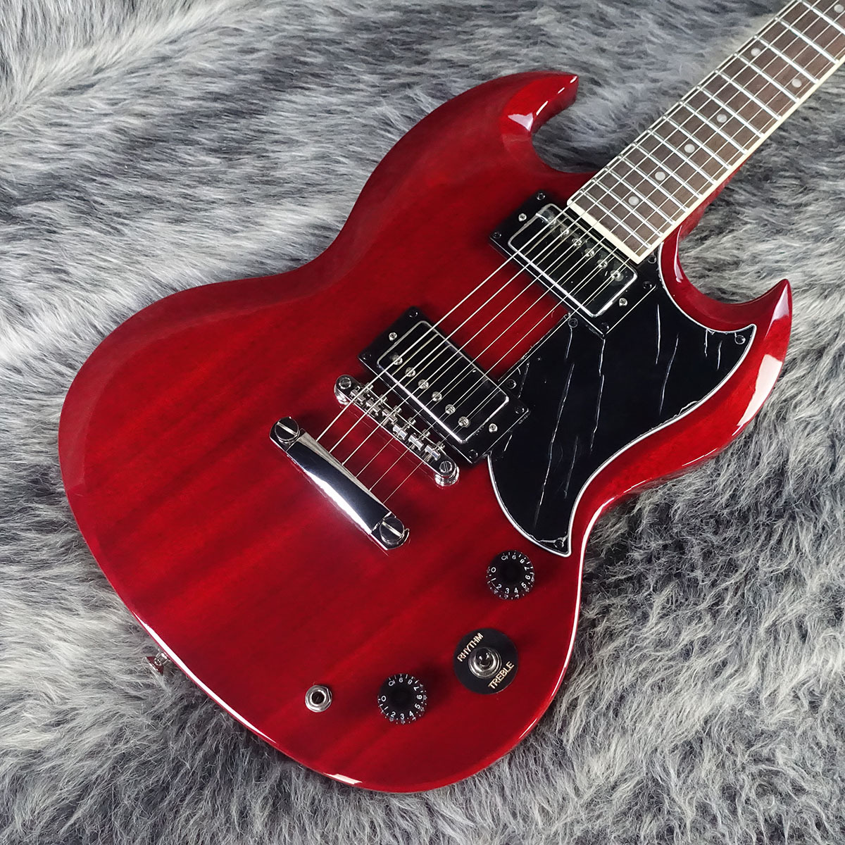 極美品　Epiphone SG エレキギター 赤 艶消し ソフトケース付き Epiphone SG Standard '61 (Vintage Cherry) ｜イケベ楽器店