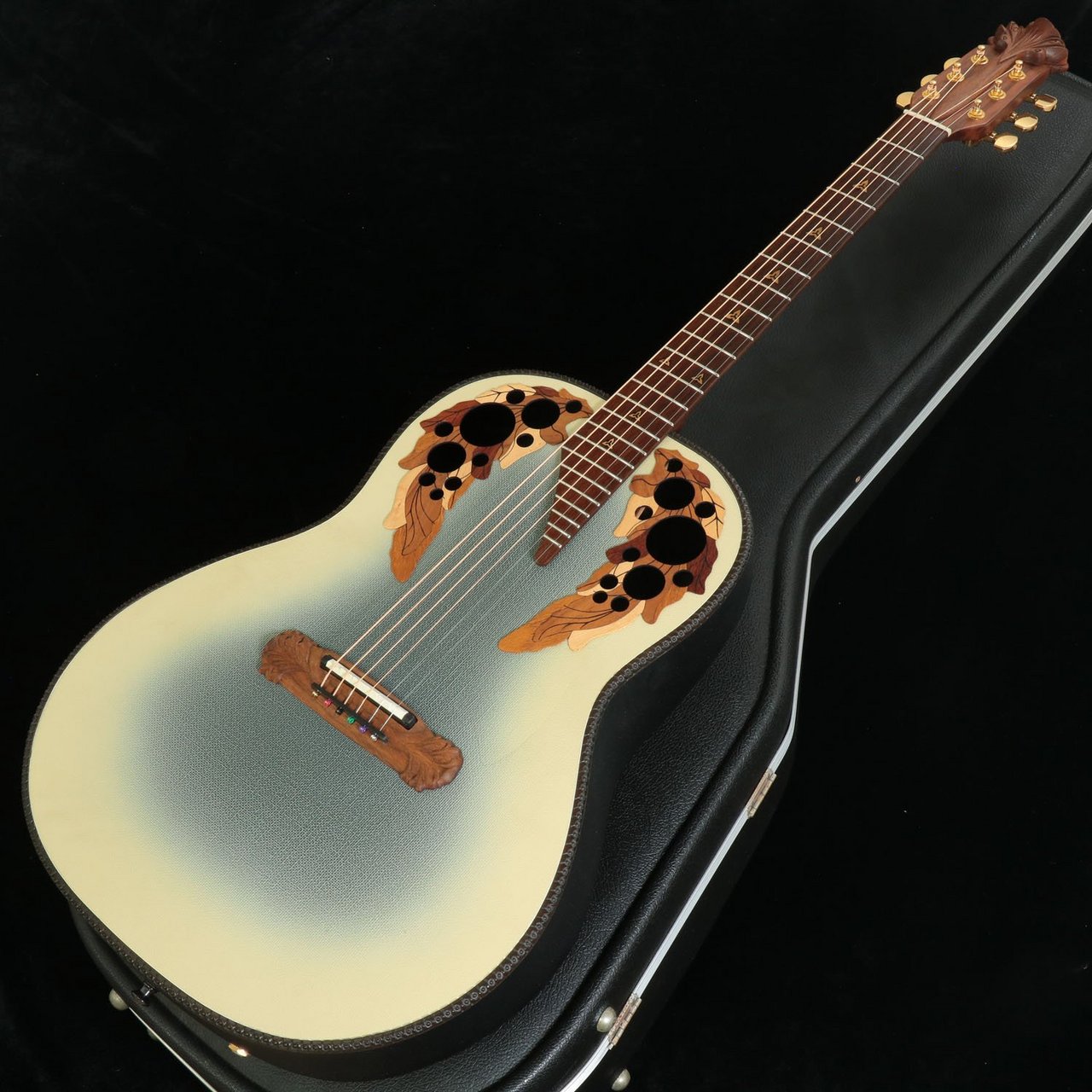 雪の豪奢 Ovation 1687-7 Super Adamas Beige [1994年製] オベーション ギター
