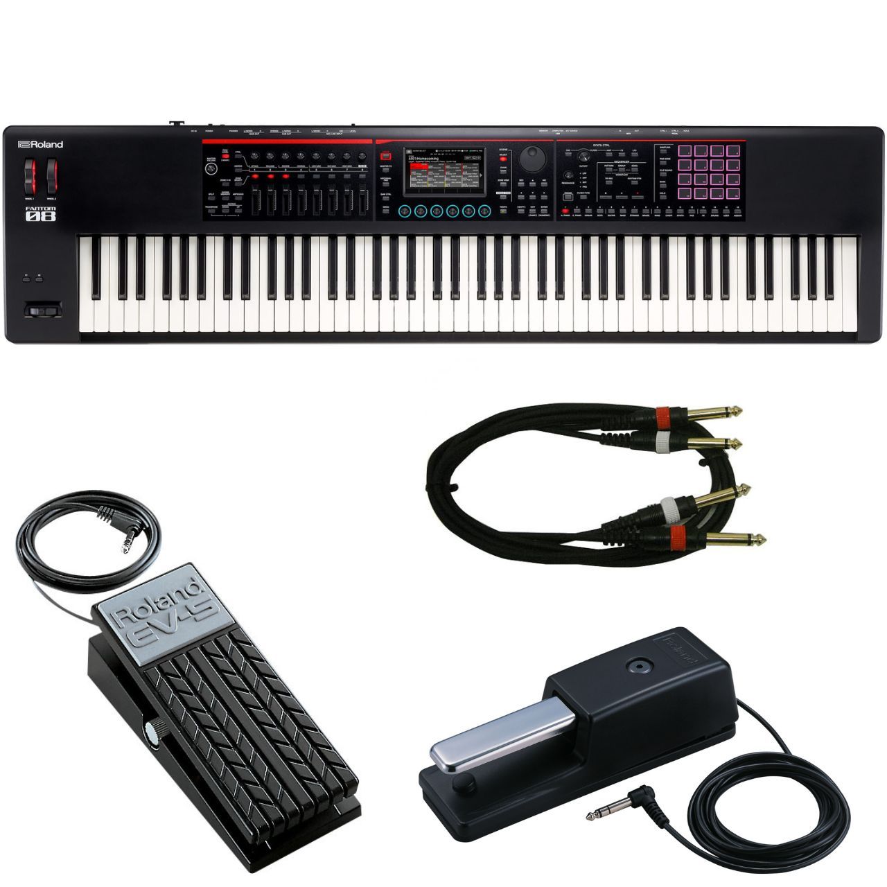 Roland FANTOM-08 ◇ペダル2セット!【ローン分割手数料0%(24回迄