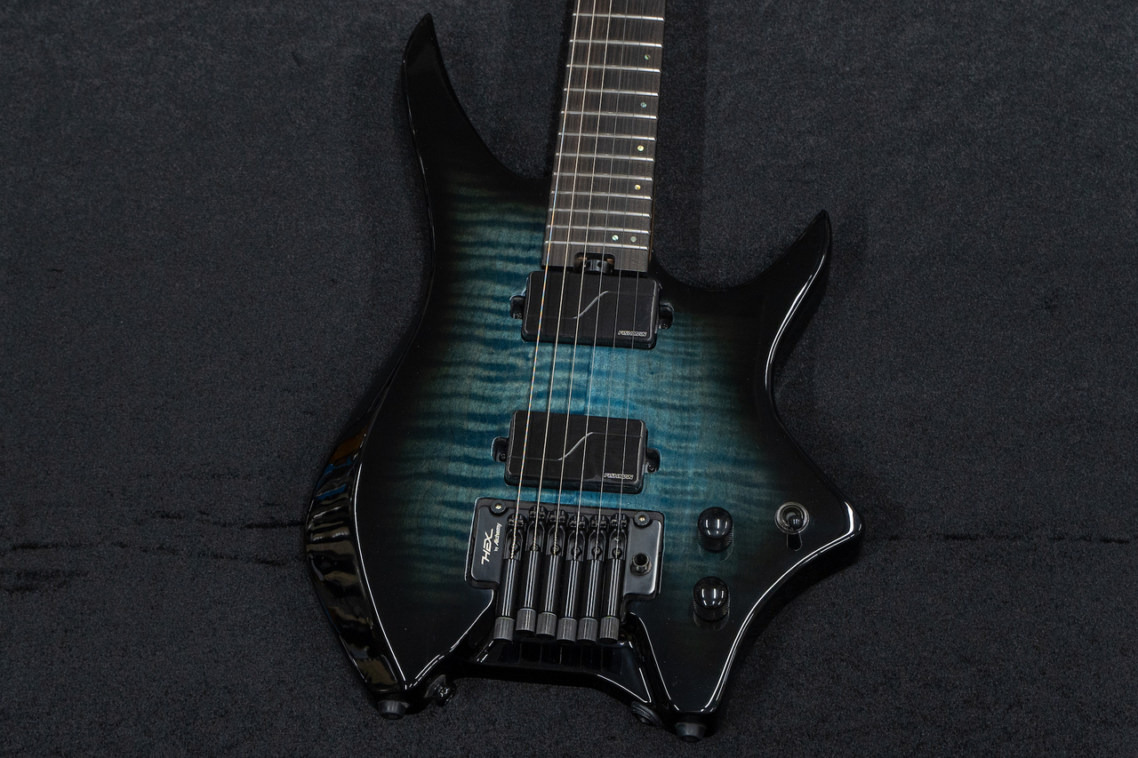 HEX Guitars N700 Transparent Blue Burst（新品/送料無料