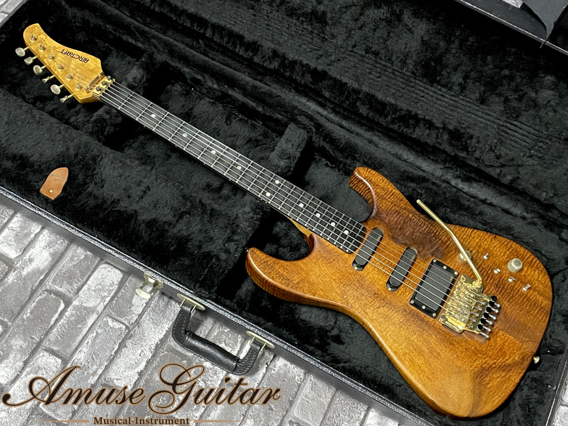 AIRCRAFT AC-5 1980年代製【Curly Hawaiian Koa Body & Birds Eye Neck】w/Hard Case  3.74kg（中古）【楽器検索デジマート】