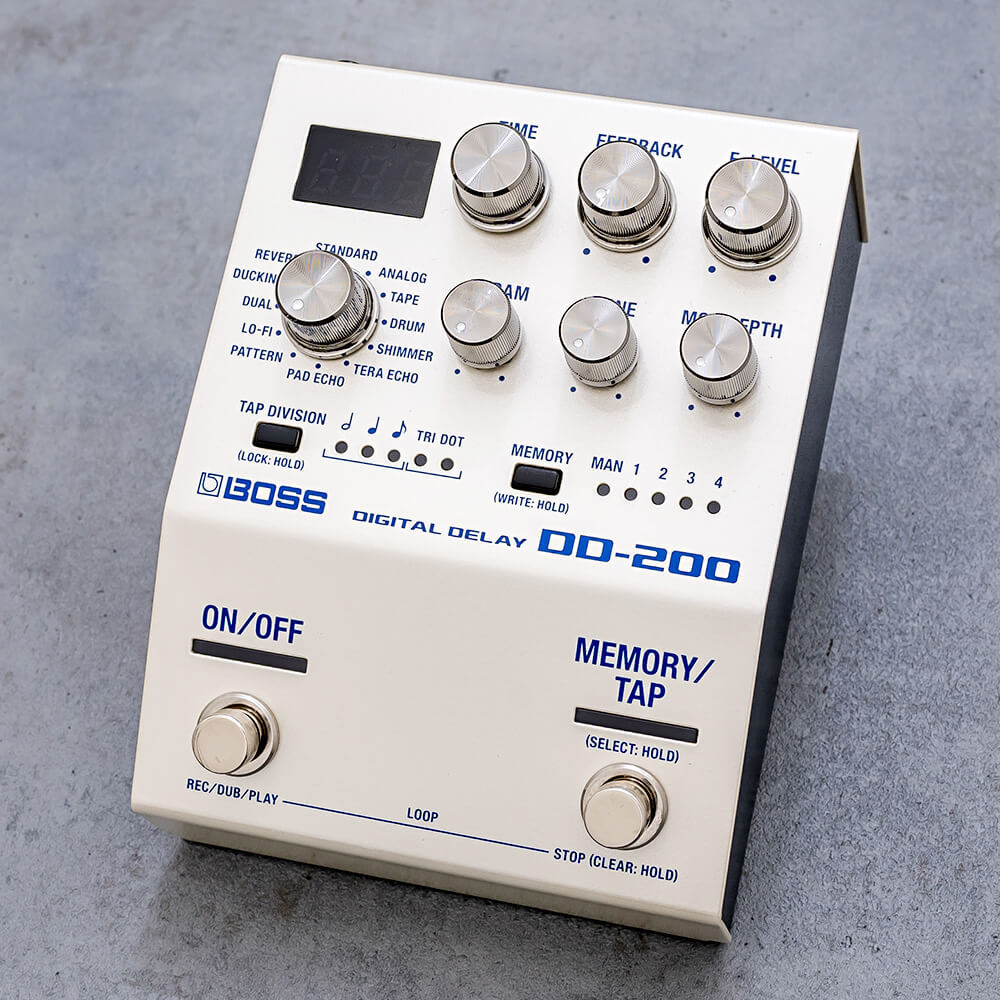BOSS DD-200 DIGITAL DELAY 【12種類のディレイ・モード】【送料無料