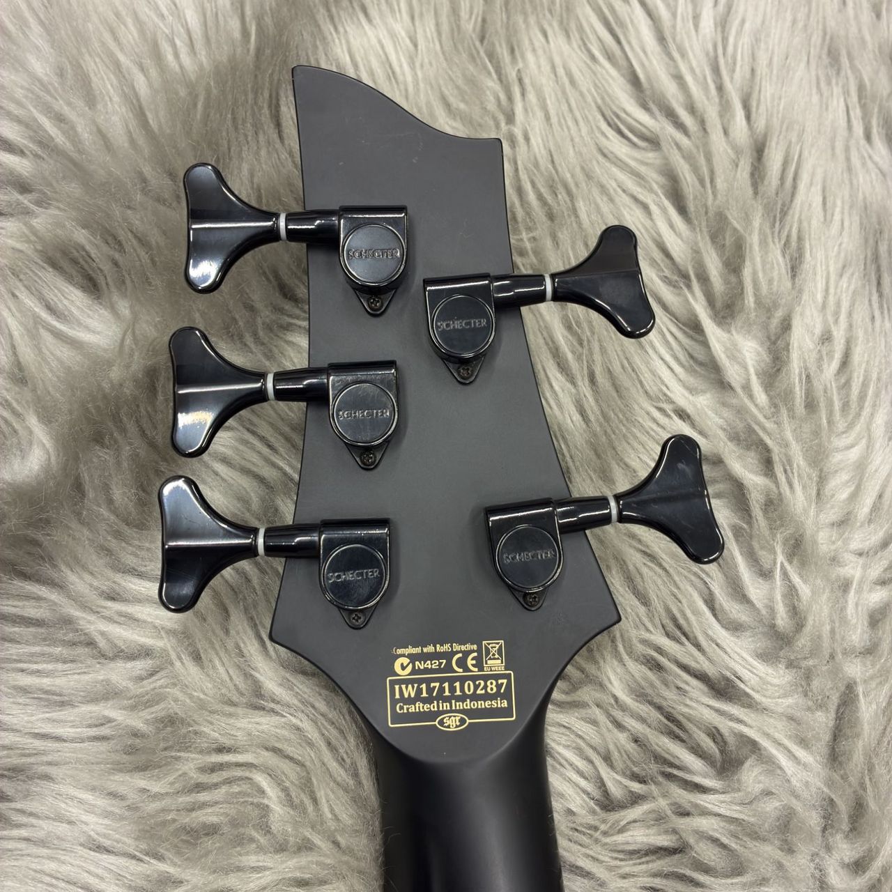 SCHECTER 【中古】Stiletto STEALTH-5 LH/SBK【サテンブラック 