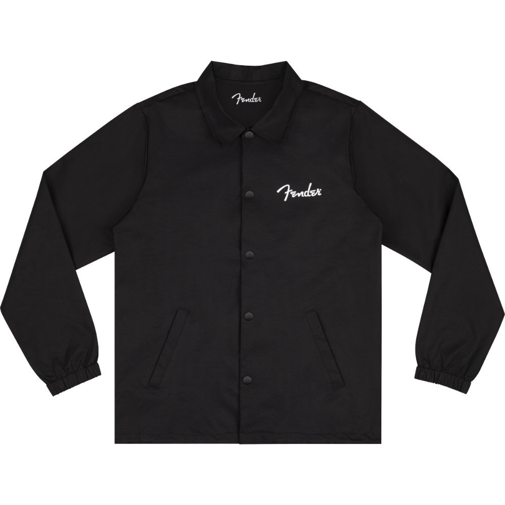 FENDER FENDER Spaghetti Logo Coaches Jacket, Black, Mサイズ コーチジャケット〈フェンダー〉