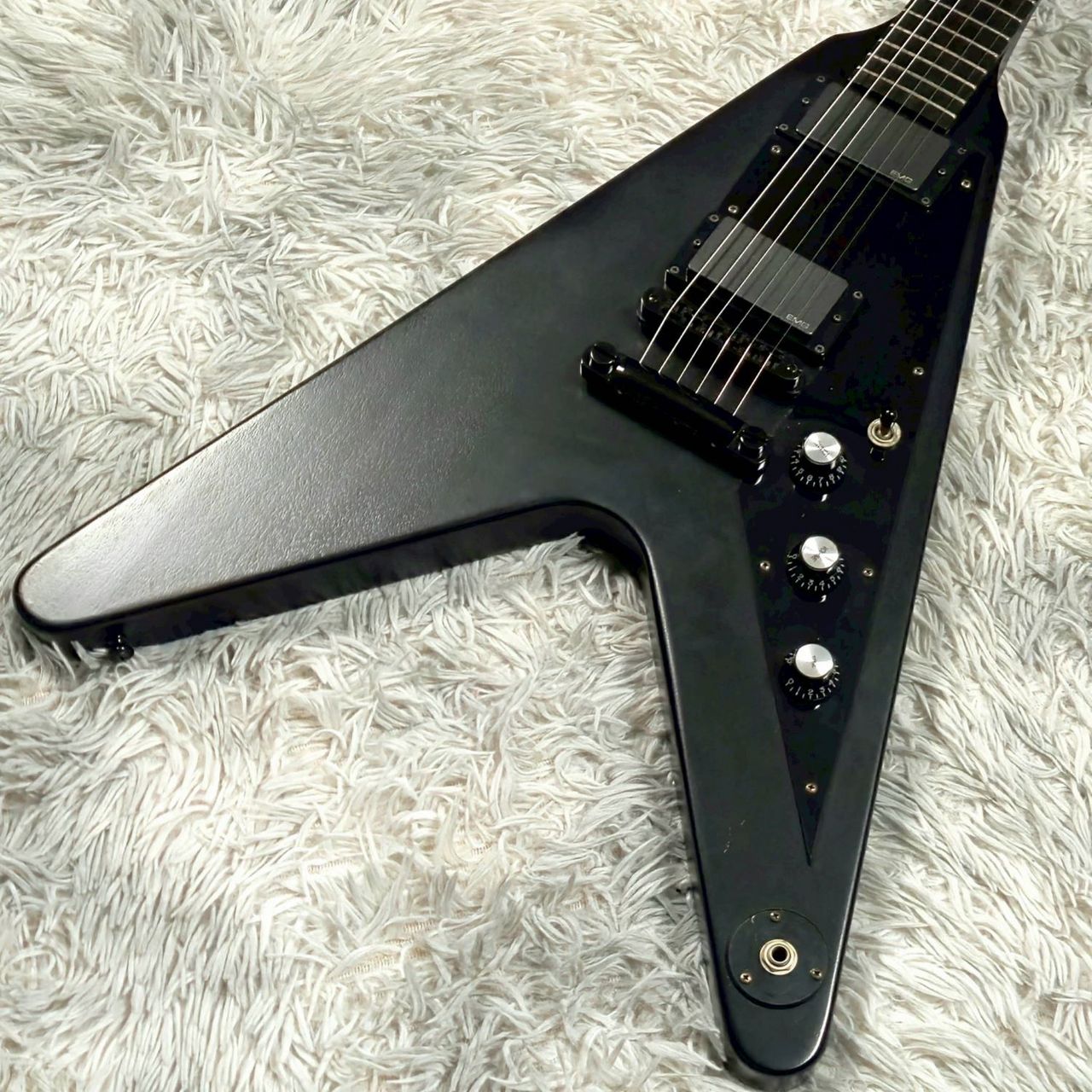 Gibson Gibson Flying V Gothic II EMG Satin Black 【現物画像】1/18
