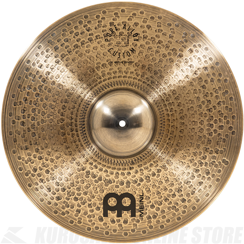 Meinl Cymbals Pure Alloy Custom Series ライドシンバル 20" Medium Thin Ride PAC20MTR