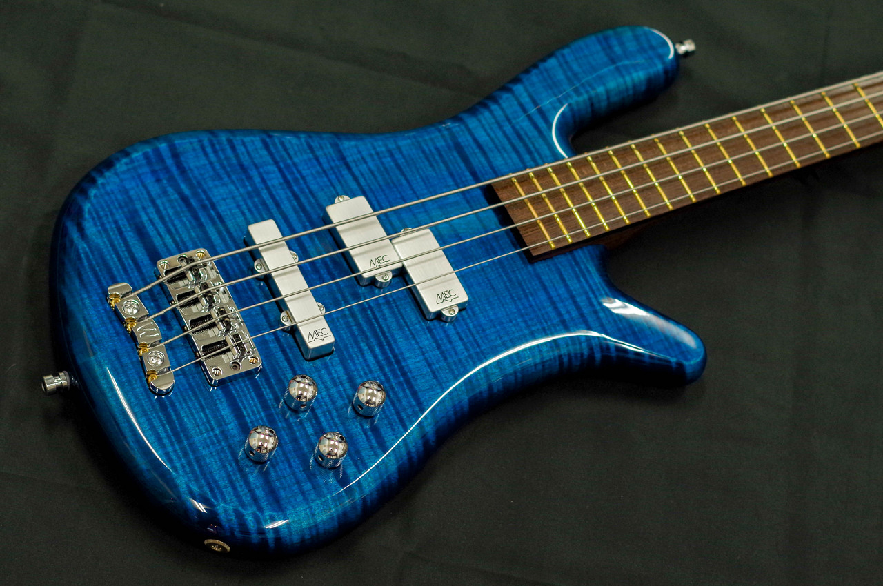 Warwick Custom Shop Streamer LX 4st Ocean Blue Transparent High 