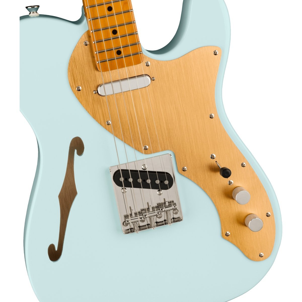 ギター Fender Telecaster Thinline Squier by Fender FSR Classic Vibe 60s Telecaster Thinline Gold