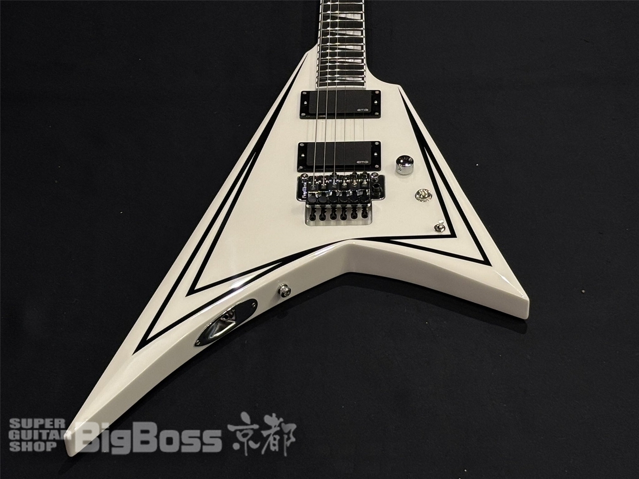 E-II SV ホワイト フライングv SV Series | ESP GUITARS