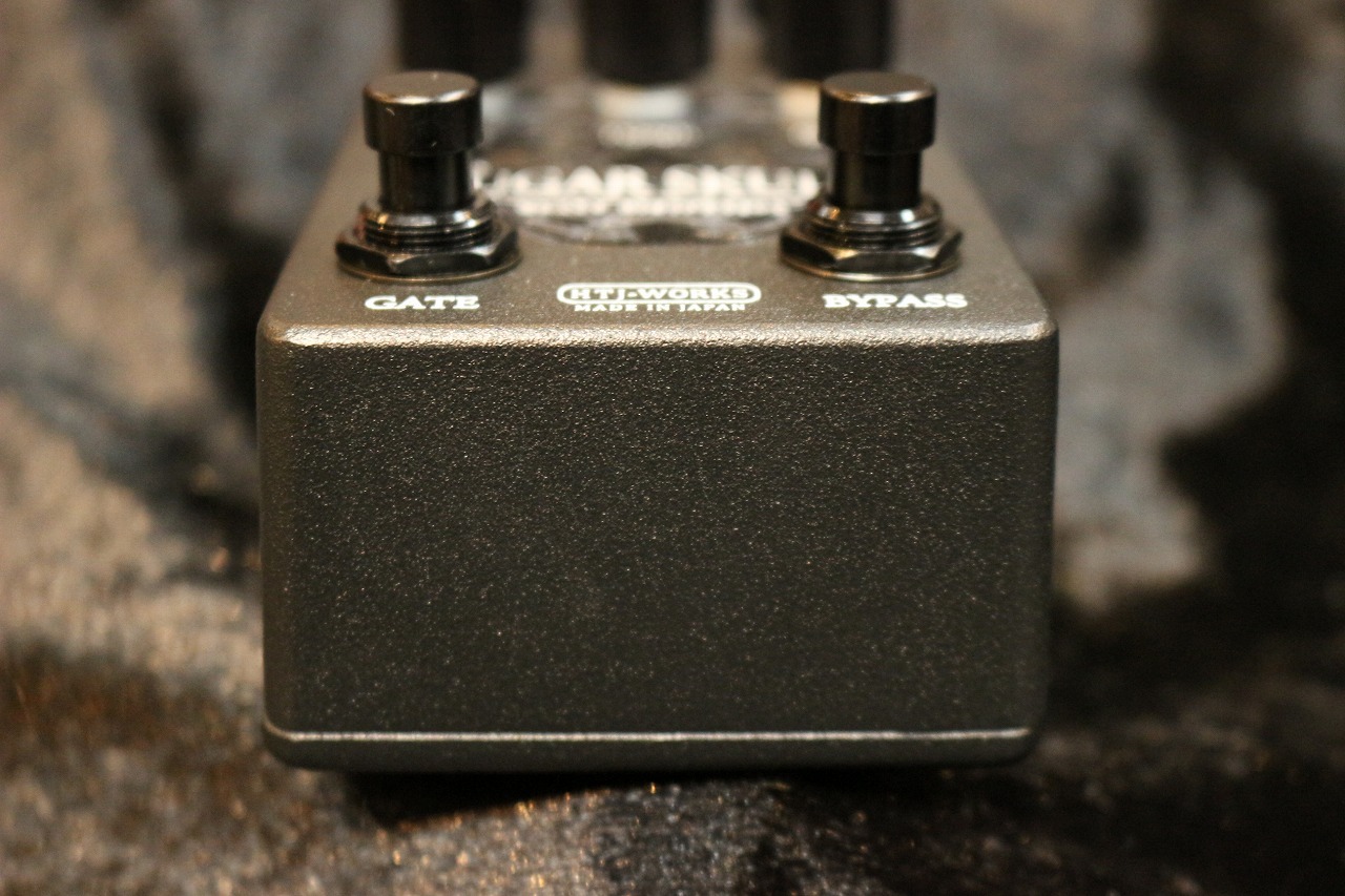 HTJ-WORKS SUGAR SKULL HEAVY DISTORTION / ALL BLACK SKULL【送料無料